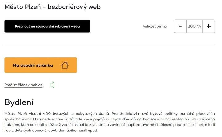 Bezbariérové zobrazení webových stránek. Zdroj: SITMP 240905_bezbarierovy_web_02