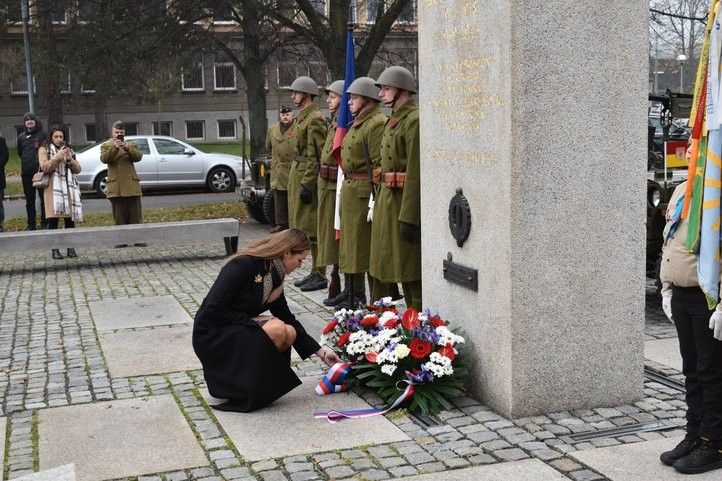 Náměstkyně Lucie Kantorová.  241111_veterani_02