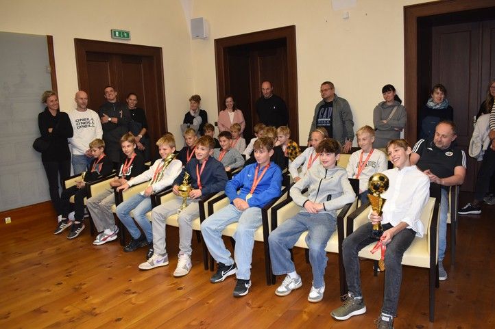 Fotografie z přijetí: M. Krausová 241113_Moravek_fotbal_1