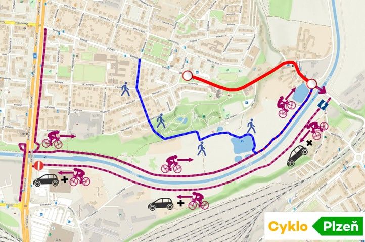 Rolnické náměstí (objízdné a obchozí trasy) 250225_Rolnicke_namesti_Cyklo_pesi