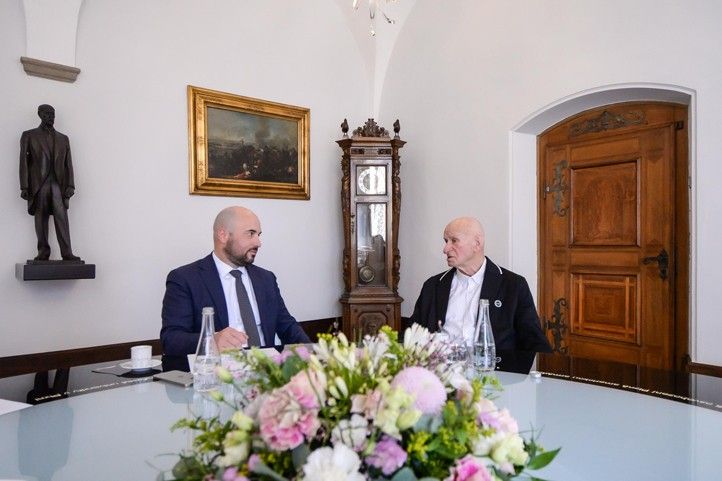 Přijetí na plzeňské radnici (fotografie: M. Pecuch) 250305_Z_Haber_1