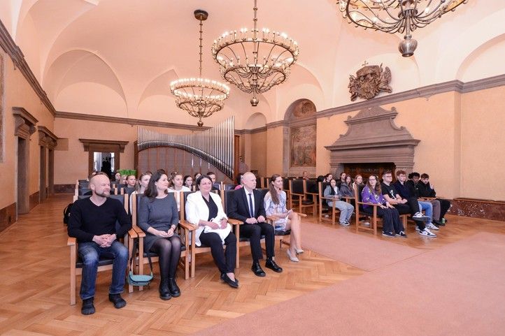 Fotografie z přijetí: M. Pecuch 250407_Obchodni_akademie_Regensburg_1