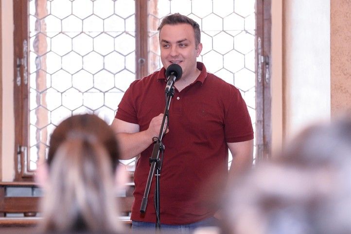 Přijetí na plzeňské radnici (fotografie: M. Pecuch) 250708_Letni_jazykova_skola_3