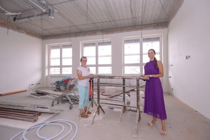 Probíhající stavba na 13. ZŠ (fotografie: M. Pecuch) 250724_Pristavba_13_ZS_3