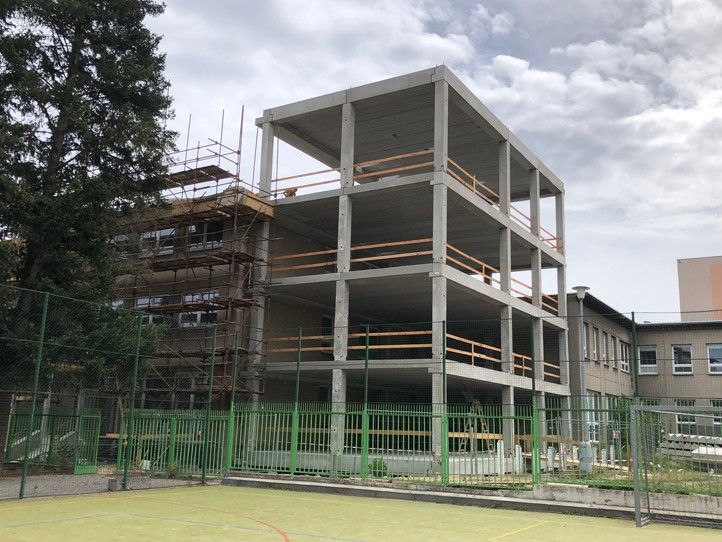 Stavba na 13. ZŠ (zdroj foto: 13. ZŠ, 26.7.2024) 250724_Pristavba_13_ZS_7