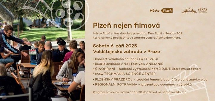 Vizuál akce Den Plzně v Senátu 250826_Den_Plzne_v_Senatu