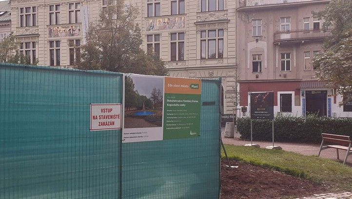 Kašna Corso (fotografie / zdroj: R. Žáková / Správa veřejného statku města Plzně) 251001_Fontana_Corso_3