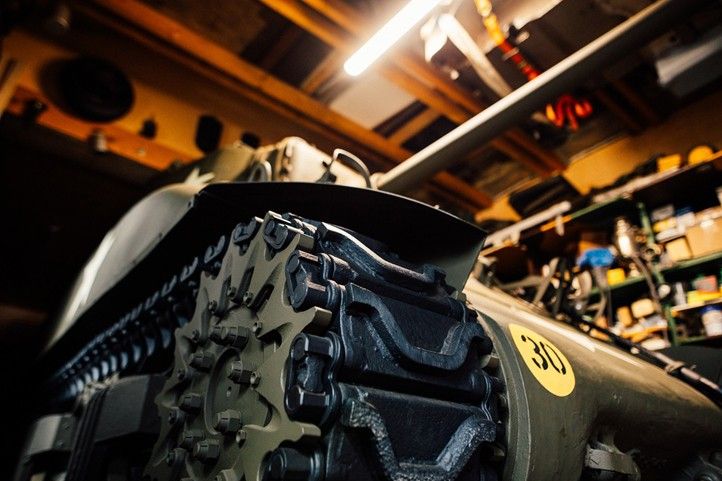 Tank M4 Sherman (zdroj fotografií: Plzeň-TURISMUS) 251008_Tank_1