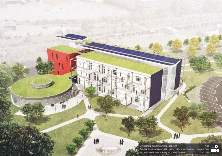 Zdroj vizualizace: Ing. arch. Josef Smola a Ing. arch. Martin Stark 260407_Vizualizace_Človíček_02