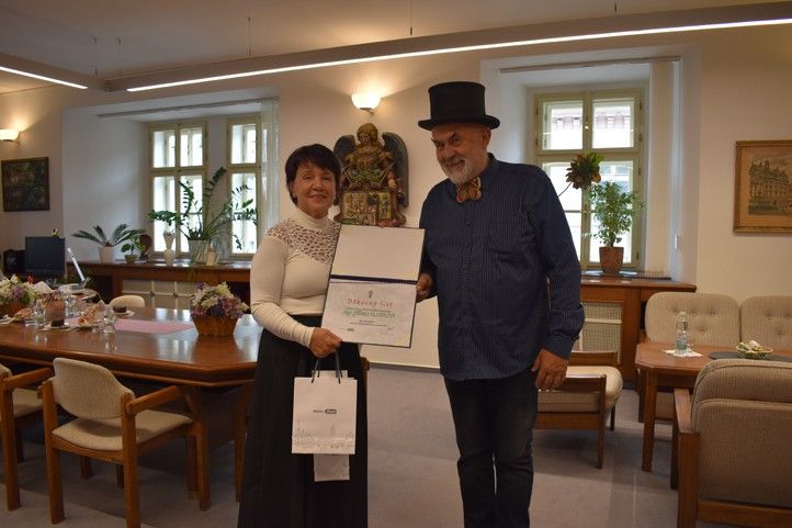 Přijetí na plzeňské radnici (fotografie: B. Hájková) 260611_Hlobil_1