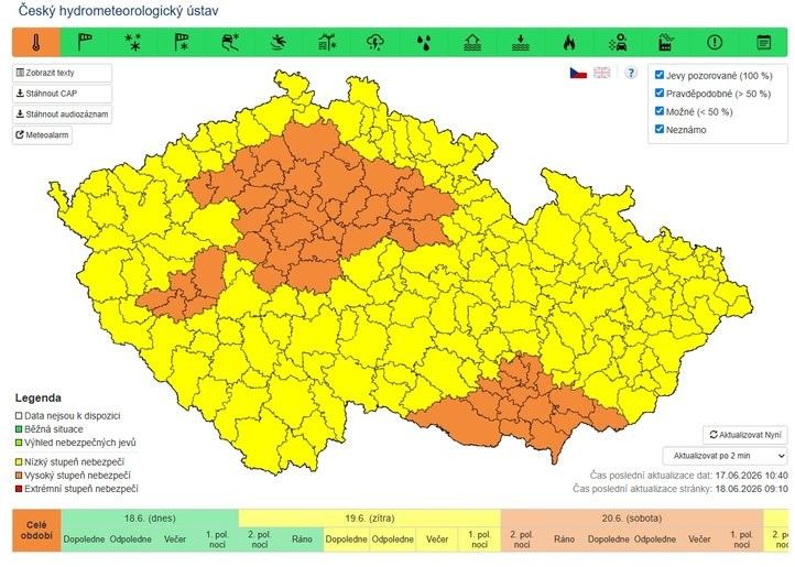 Výstraha ČHMÚ. 260618_CHMU_Vystraha