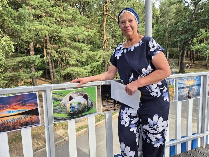 Eva Tenglerová získala zvláštní cenu poroty za netradiční snímek medvěda Honzíka z plzeňské zoo. 260826_Foto_Vystava_UMO1_3