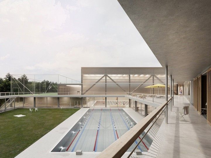 Vizualizace nového bazénu (autor: AVE architekt, a. s.) 261001_Bazen_2