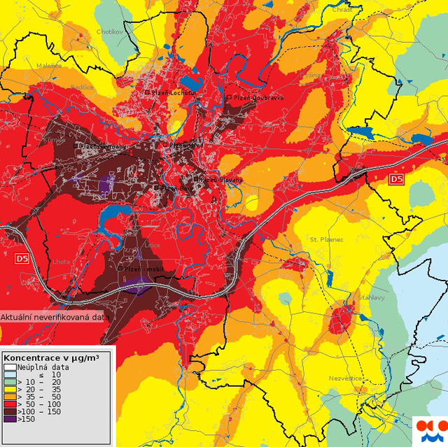 smogová situace mapa V Plzeňském kraji byla vyhlášena smogová situace: oficiální 